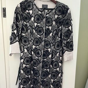 Coast Couture Black and Gray Dress/coat